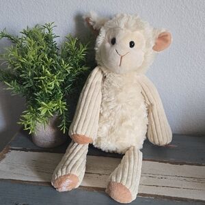 Scentsy Cream and Tan Plush Lamb